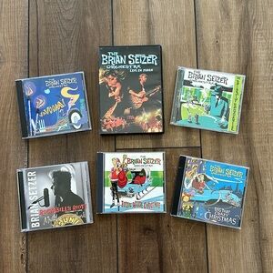 Brian Setzer Orchestra/Brian Setzer CD/DVD collection - set of SIX